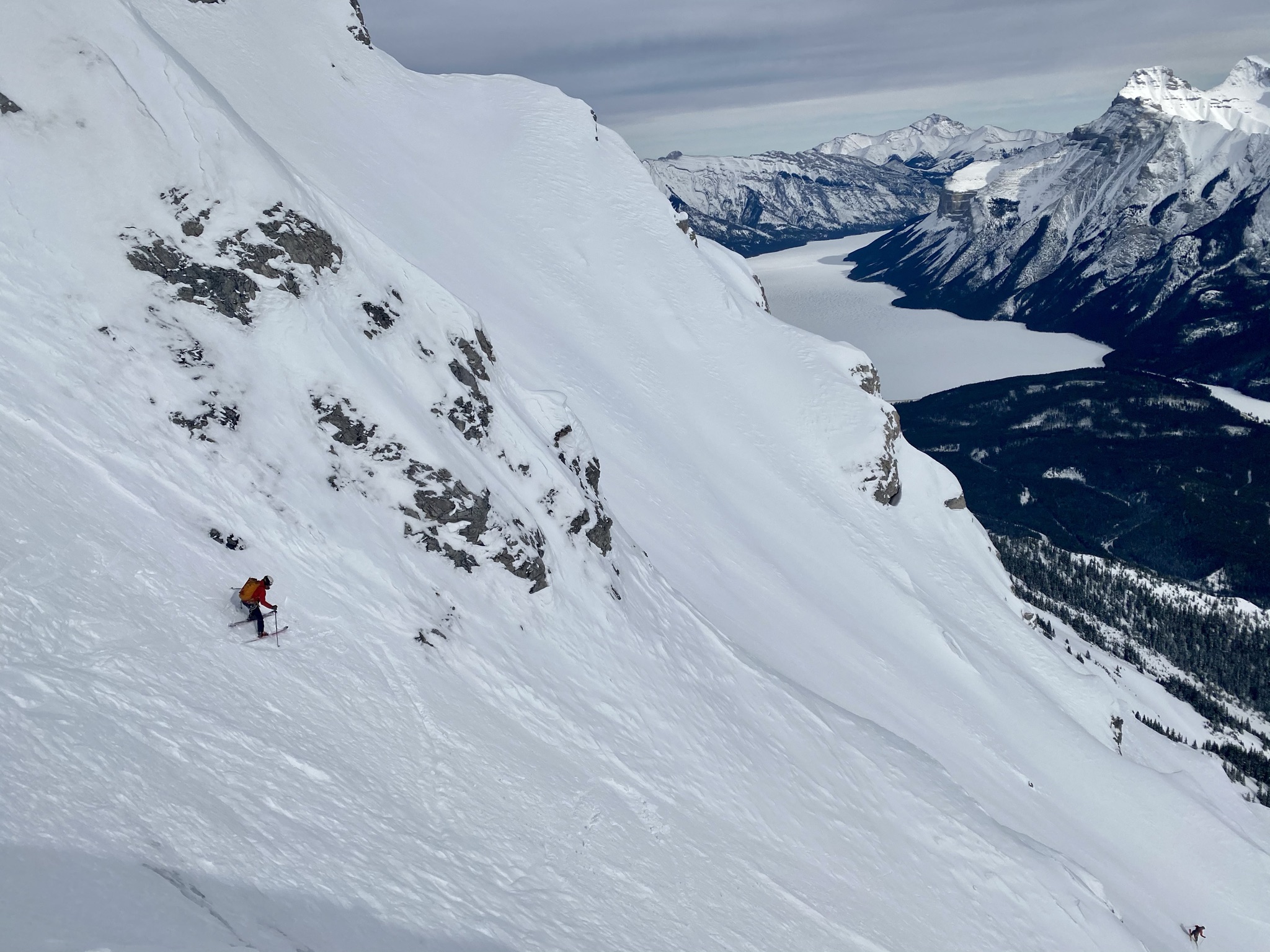Skiing the East Face of Cascade Mountain