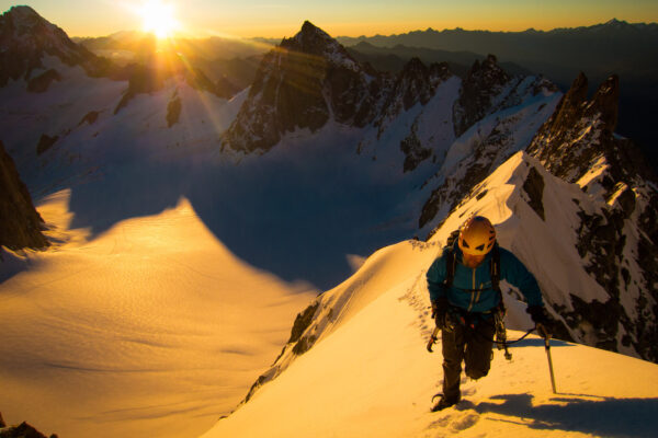 alpine climbing kuffner arete mount maudit alpenglow chris wright global alpine