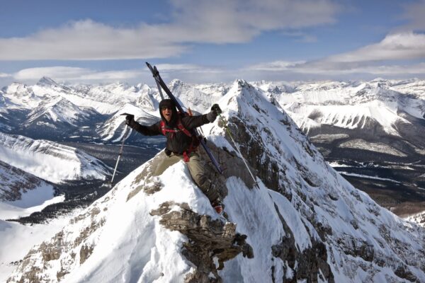 summit straddle the tower backcountry skiing andrew wexler
