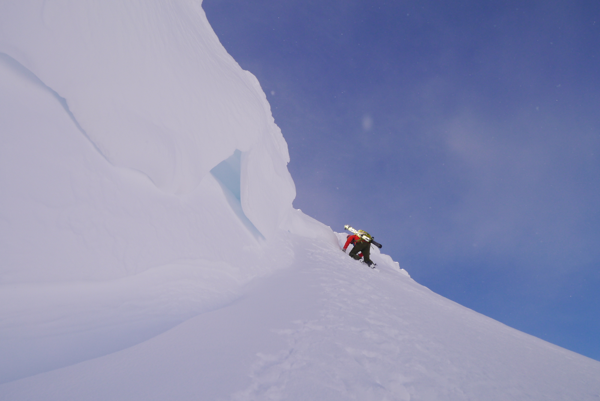 bootpacking x couloir mount whymer backcountry skiing andrew wexler