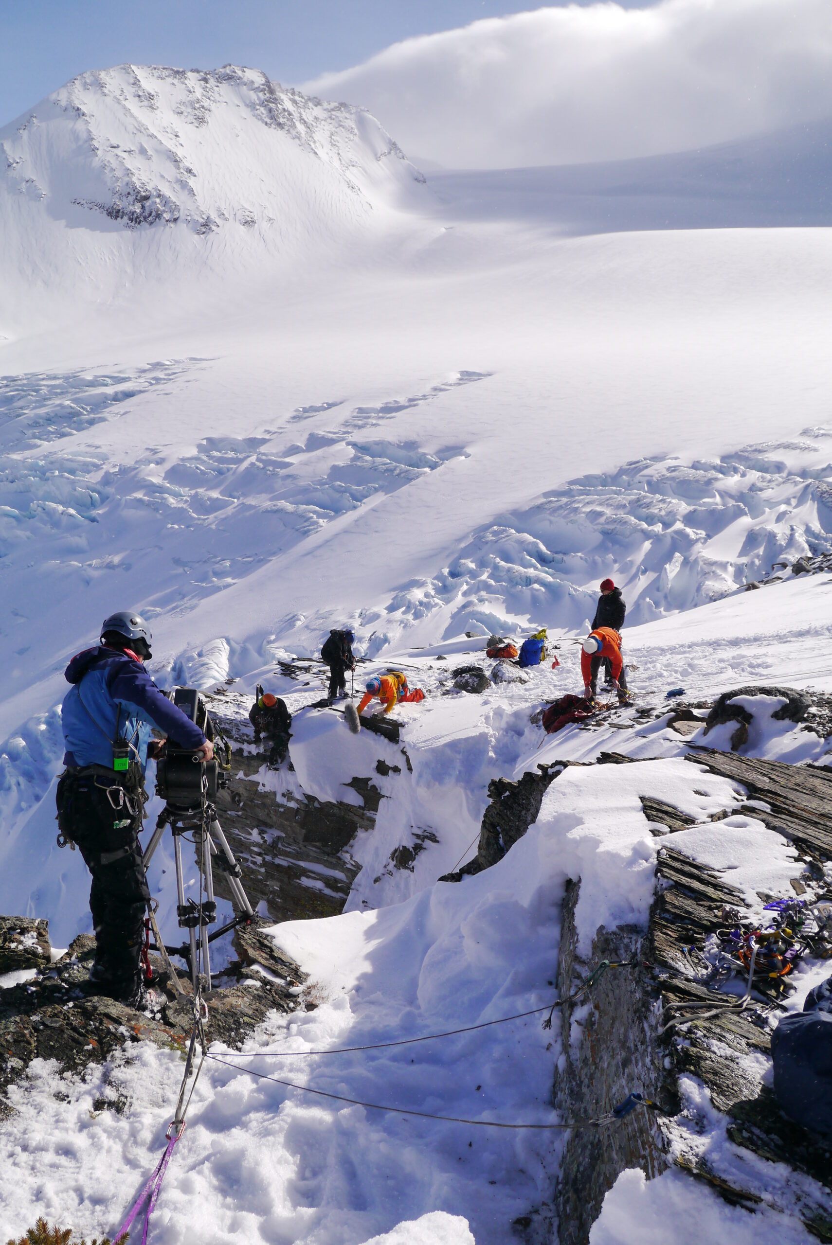 film and motion bugaboos film crew glacier andrew wexler