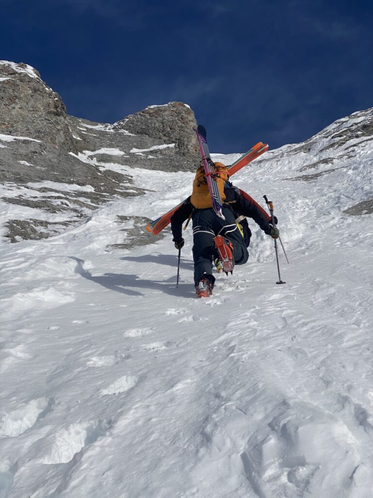 bootpacking south face east face cascade ski descent