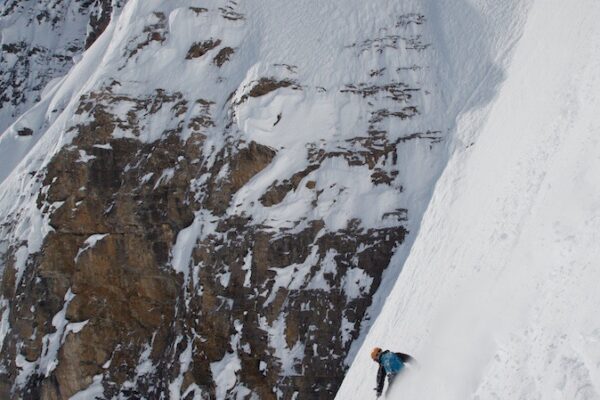 backcountry skiing steep skiing icefields parkway mountain guide
